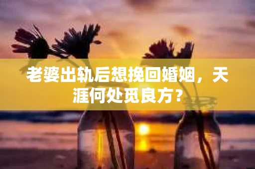 老婆出轨后想挽回婚姻，天涯何处觅良方？