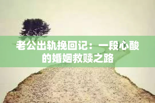 老公出轨挽回记：一段心酸的婚姻救赎之路