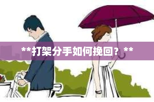 **打架分手如何挽回？**