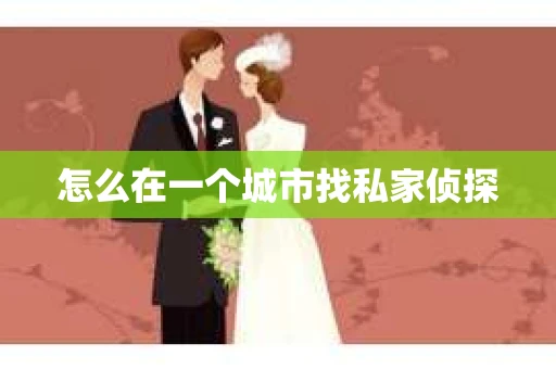 怎么在一个城市找私家侦探