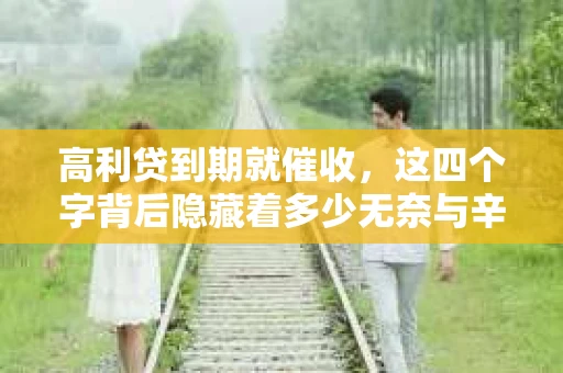 高利贷到期就催收，这四个字背后隐藏着多少无奈与辛酸。在这个充满诱惑与陷阱的金融世界里，我们该如何保护自己，避免陷入高利贷的泥潭？今天，就让我们一起来揭开高利贷到期催收的神秘面纱。