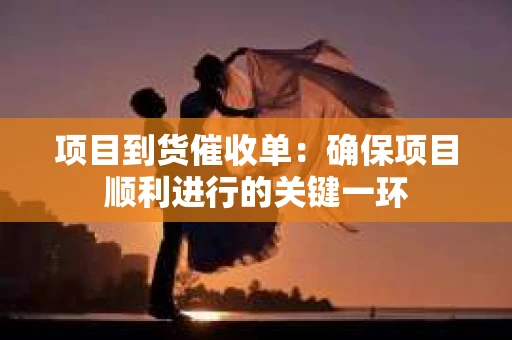 项目到货催收单:确保项目顺利进行的关键一环 项目到货催收单:确保项目顺利进行的关键一环