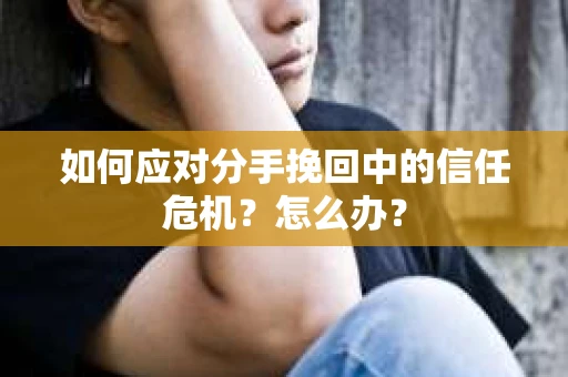 如何应对分手挽回中的信任危机?怎么办? 如何应对分手挽回中的信任危机?怎么办?