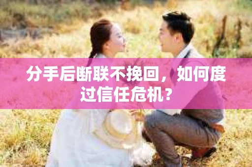 分手后断联不挽回，如何度过信任危机？