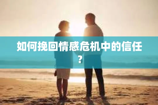 如何挽回情感危机中的信任？