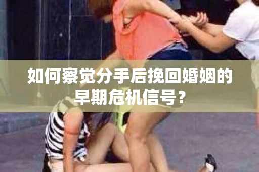 如何察觉分手后挽回婚姻的早期危机信号？